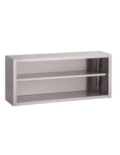 Placard ouvert mural inox Gastro M 800x400x660 mm