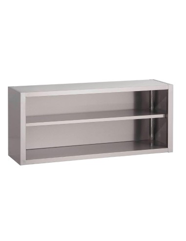 Placard ouvert mural inox Gastro M 1400x400x600 mm