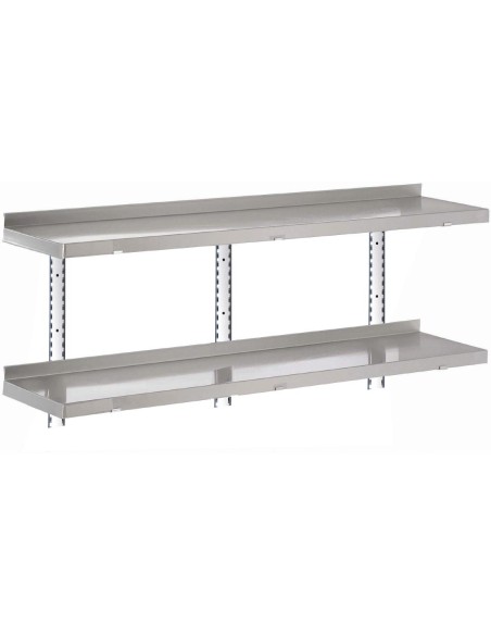 Etagère murale inox Gastro M 150x40 cm - Gastro M