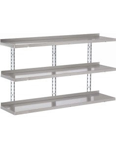 Etagère murale inox Gastro-M RVS 1400 mm - Gastro M 2