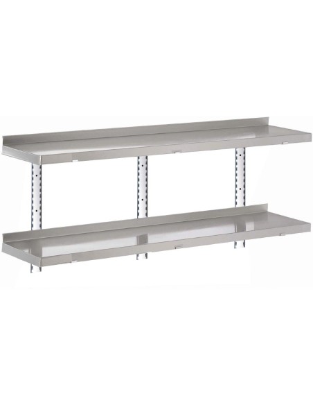 Etagère murale inox Gastro-M RVS 1400 mm - Gastro M