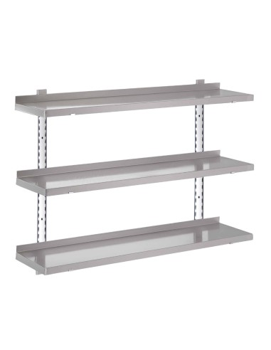 Etagère murale inox Gastro M 1000x400 mm - 3,5 kg