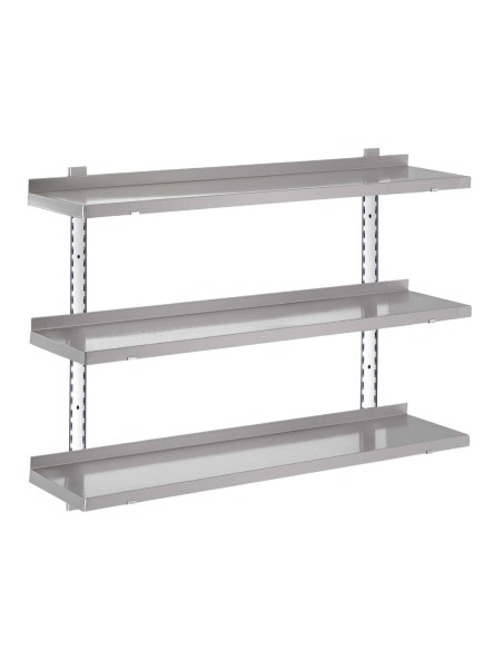 Etagère murale inox Gastro M 1000x400 mm - 3,5 kg