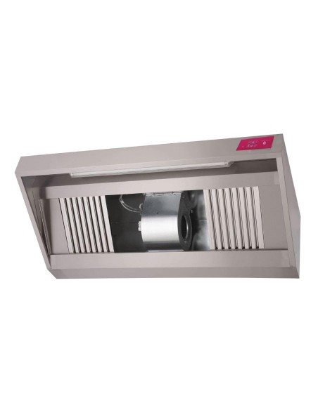 Hotte inox complète Gastro M 3000 x 900 x 450mm - 2500 m³/h
