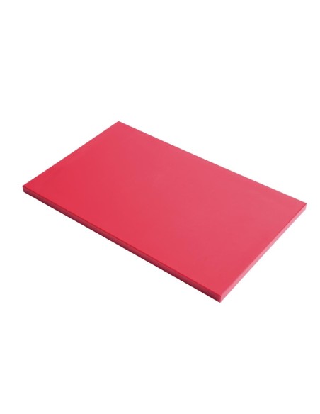 Planche à découper Gastro M rouge 600x400 mm - PEHD
