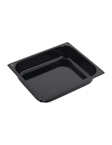 Bac émaillé antiadhésif GN1/2 Gastro M 40mm - Noir