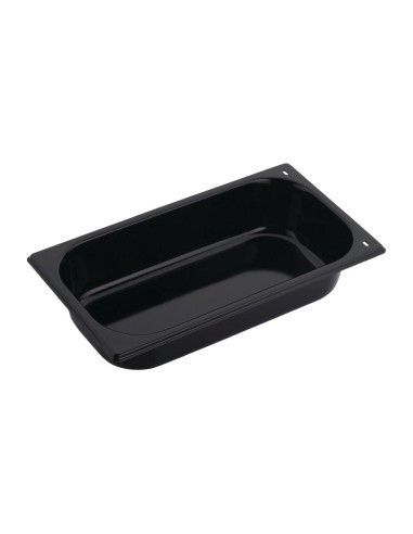 Bac émaillé antiadhésif GN1/3 Gastro M 65 mm - Noir