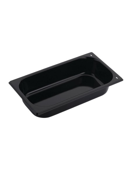 Bac émaillé antiadhésif GN1/3 Gastro M 65 mm - Noir