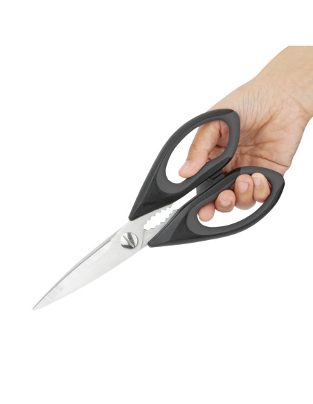 Ciseaux de cuisine professionnels Vogue en inox - 224x97mm