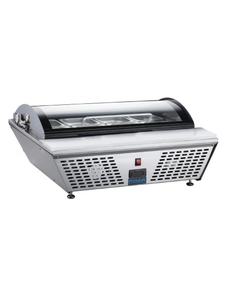 Comptoir de préparation Polar Série G 4xGN1/3 - Éco énergie