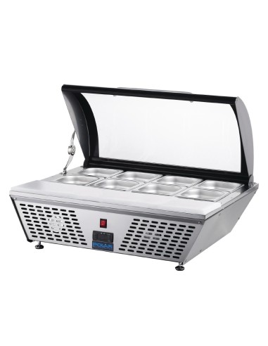 Comptoir de préparation Polar Série G 4xGN1/3 - Éco énergie