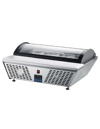 Comptoir de préparation Polar Série G 4xGN1/3 - Éco énergie