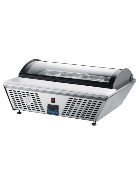Comptoir de préparation Polar Série G 4xGN1/3 - Éco énergie