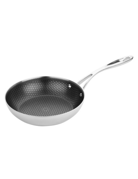 Sauteuse inox Vogue Tri-Shield 20 cm - 1,1 L