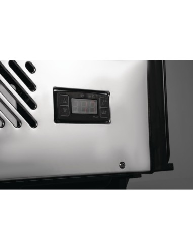 Vitrine réfrigérée Polar Série G 120 L noir - énergie LED
