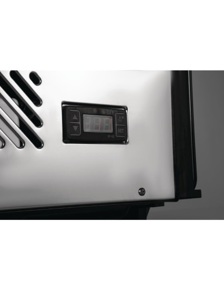 Vitrine réfrigérée Polar Série G 120 L noir - énergie LED