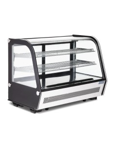 Vitrine réfrigérée Polar Série G 160 L noir - énergie B