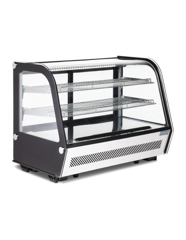 Vitrine réfrigérée Polar Série G 160 L noir - énergie B