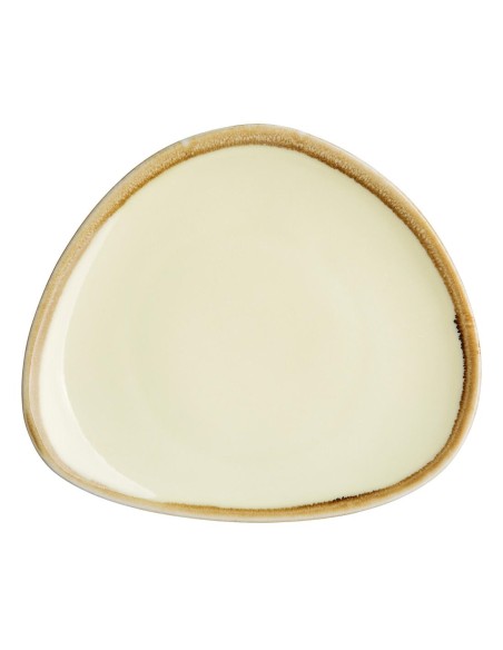 Assiettes triangulaires Olympia Kiln 165 mm - Lot de 6