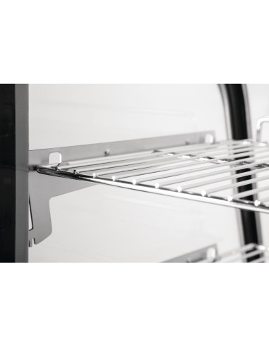 Vitrine réfrigérée Polar Série G 120 L noir - énergie LED