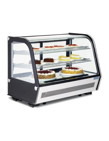 Vitrine réfrigérée Polar Série G 160 L noir - énergie B
