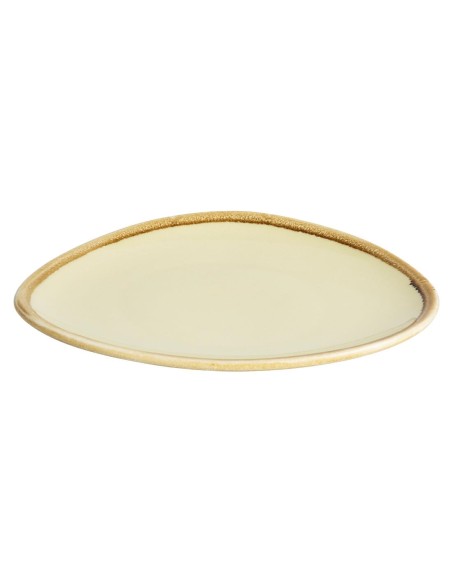 Assiettes triangulaires Olympia Kiln 165 mm - Lot de 6