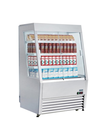 Vitrine réfrigérée Polar 390 L libre-service - énergie C