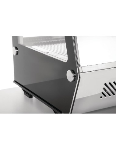 Vitrine réfrigérée Polar Série G 160 L noir - énergie B