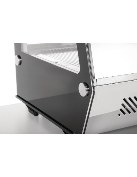 Vitrine réfrigérée Polar Série G 160 L noir - énergie B