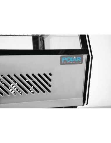 Vitrine réfrigérée Polar Série G 160 L noir - énergie B