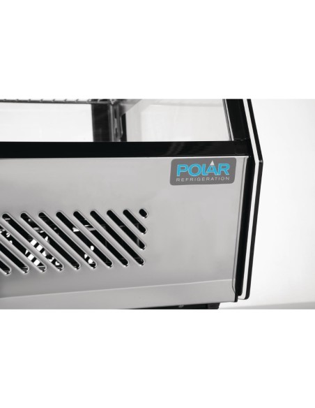 Vitrine réfrigérée Polar Série G 160 L noir - énergie B
