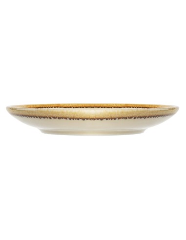 Soucoupe couleur sable Olympia Kiln 115 mm - Lot de 6