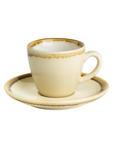 Tasses à espresso Olympia Kiln sable 85ml - lot de 6