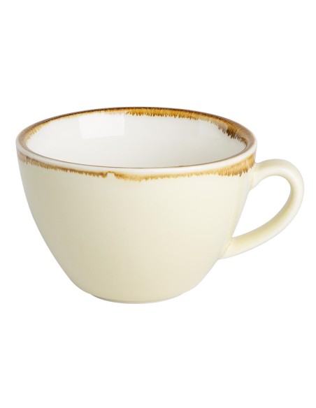 Tasses à cappuccino Olympia Kiln sable 340ml - lot de 6