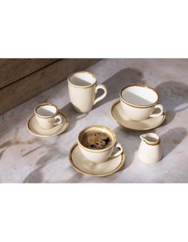Tasses à espresso Olympia Kiln sable 85ml - lot de 6
