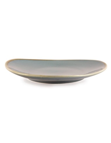 Assiettes triangulaires Olympia Kiln océan 230mm - lot de 6