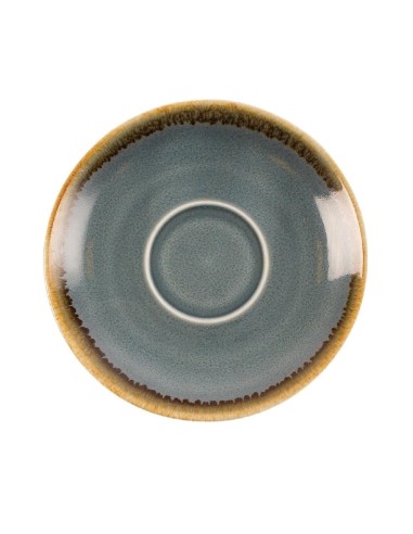 Soucoupe Couleur Océan Olympia Kiln 115mm - Lot de 6