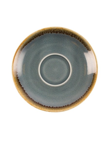 Soucoupe Couleur Océan Olympia Kiln 115mm - Lot de 6