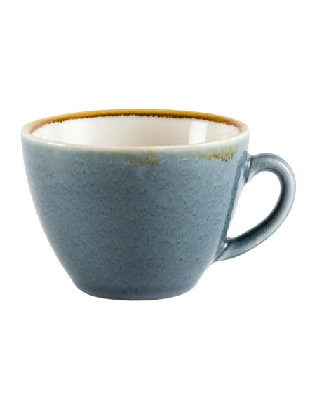 Tasses cappuccino Olympia Kiln océan 340 ml - lot de 6
