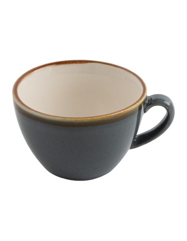 Tasses cappuccino Olympia Kiln océan 340 ml - lot de 6