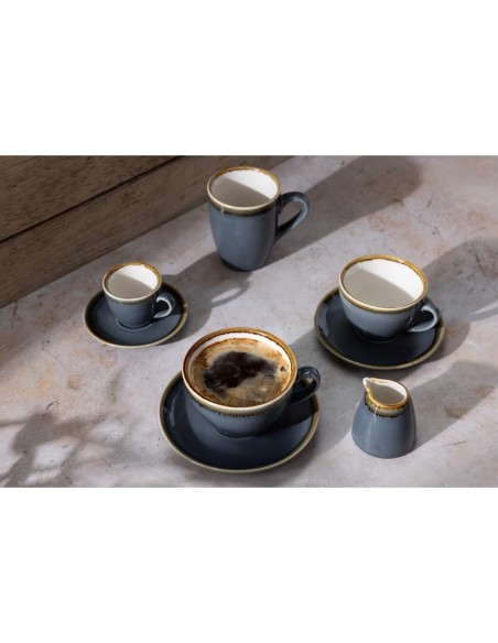 Soucoupe Couleur Océan Olympia Kiln 115mm - Lot de 6