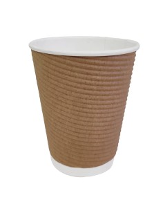 Gobelets boissons chaudes kraft 340ml - lot 500
