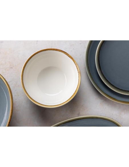 Bols Ronds Olympia Kiln 140mm Océan - Lot de 6
