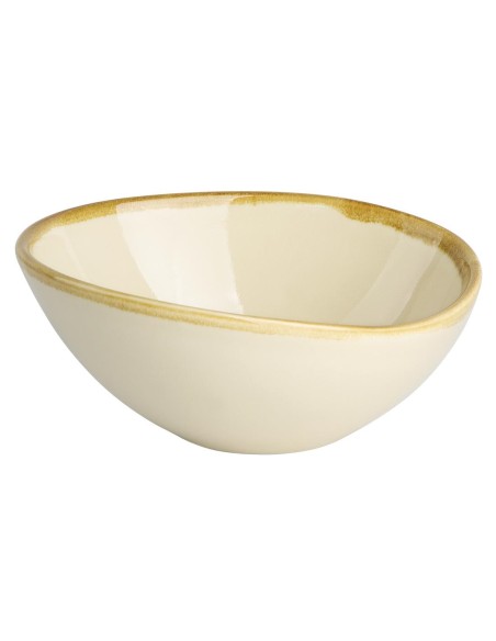 Bols Olympia Kiln sable 165mm - lot de 6 - porcelaine
