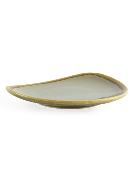 Assiettes triangulaires Olympia Kiln 165 mm - lot de 6