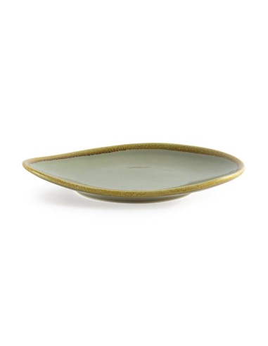Assiettes triangulaires Olympia Kiln mousse 230 mm - lot de 6