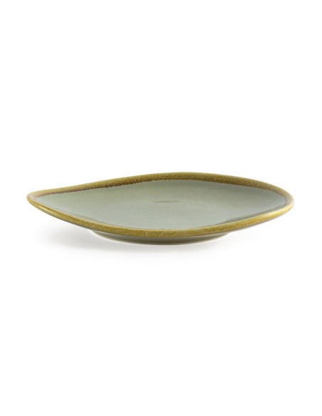 Assiettes triangulaires Olympia Kiln mousse 230 mm - lot de 6