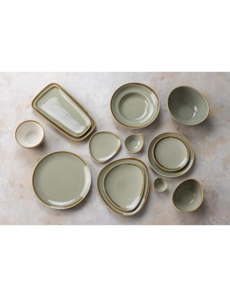 Bols ronds Olympia Kiln 140mm mousse - lot de 6