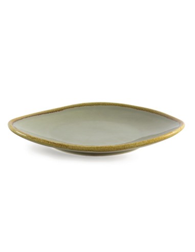Assiettes triangulaires Olympia Kiln mousse 280mm - lot de 4