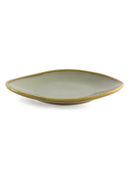 Assiettes triangulaires Olympia Kiln mousse 280mm - lot de 4